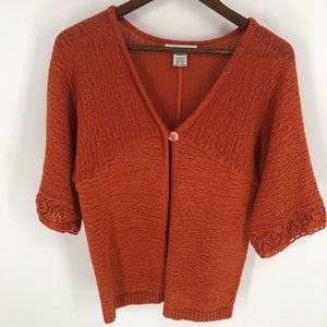 WD-NY Knit Shrug mid sleeve sweater